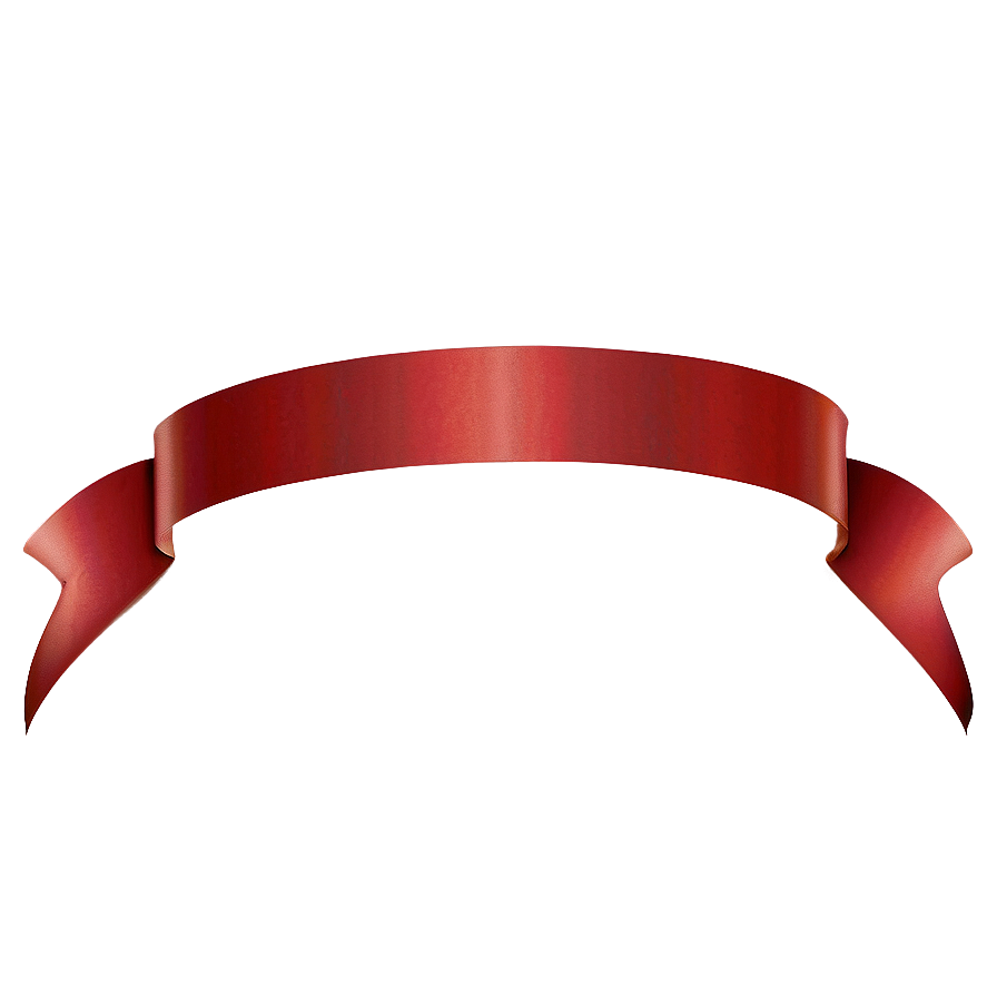 Curly Red Ribbon Png 13