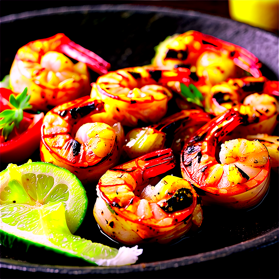 Curry Marinated Grilled Shrimp Png Svm