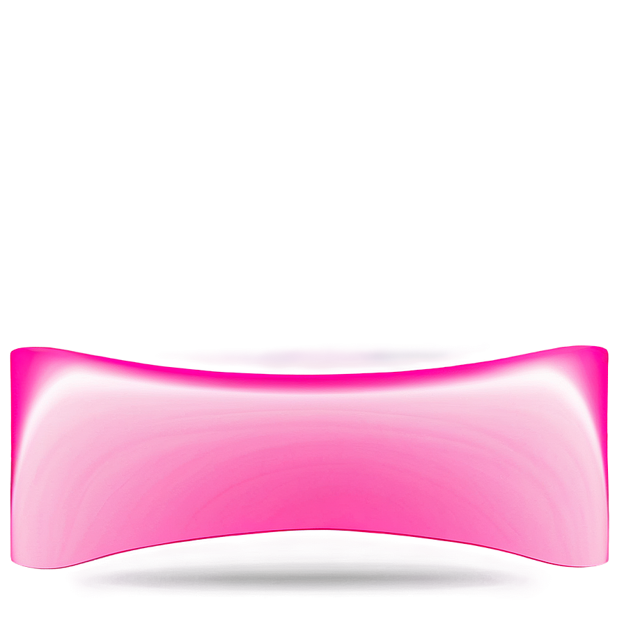 Curved Banner In Pink Png Ajn