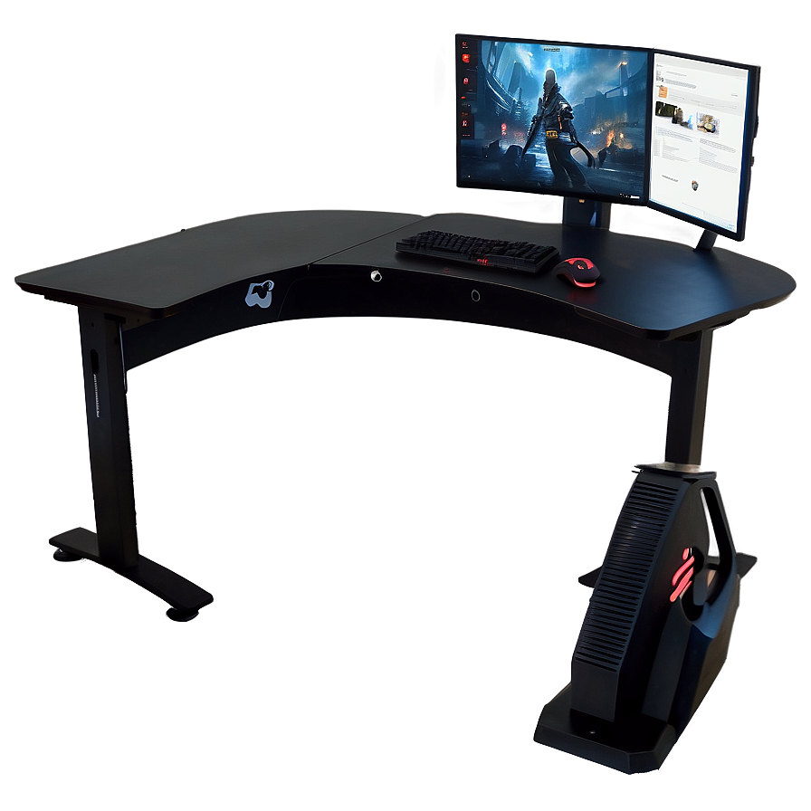 Curved Gaming Desk Png 06212024