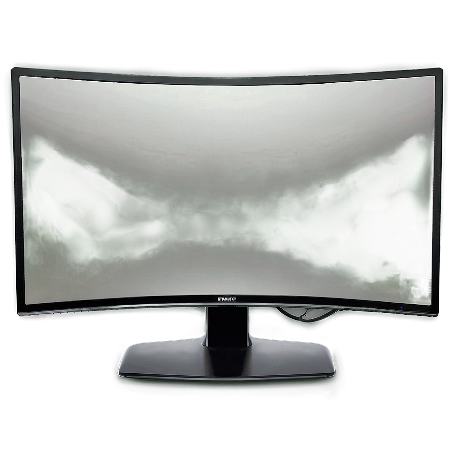 Curved Gaming Monitor PNG 27 PNG image with a transparent background, free high-resolution download