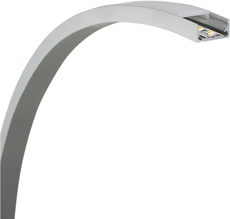 Curved White Structurewith Cables