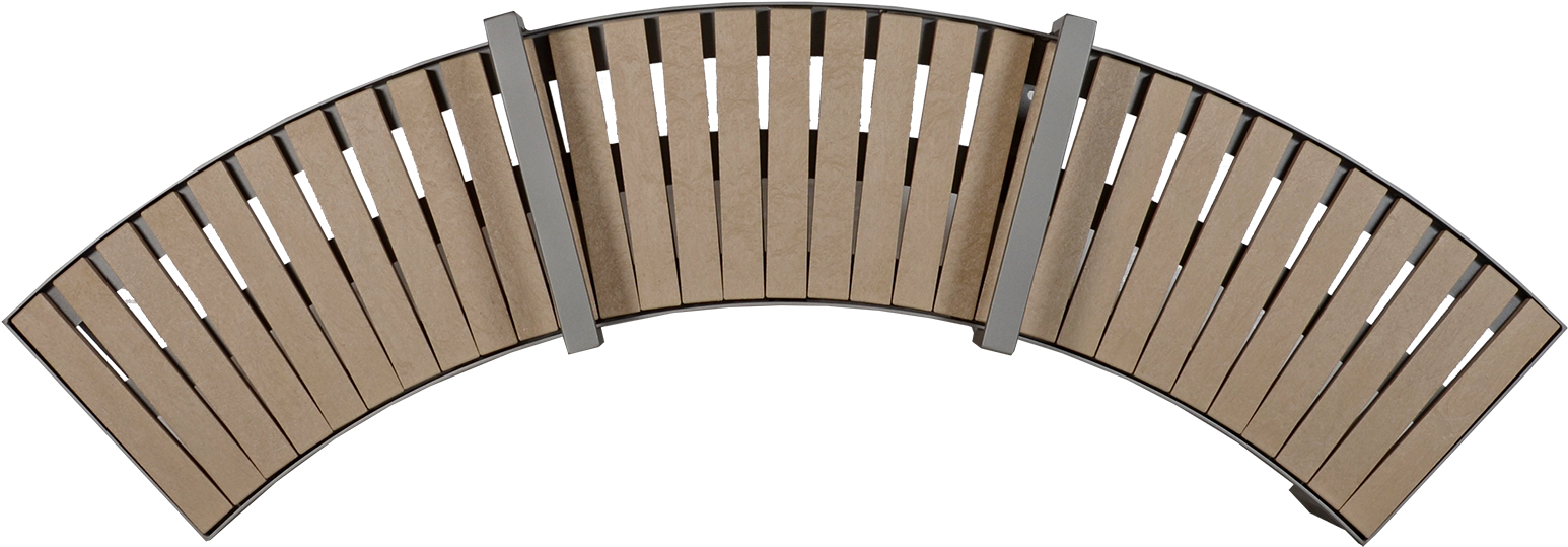 Curved Bench Top View, HD Png Download PNG with transparent background