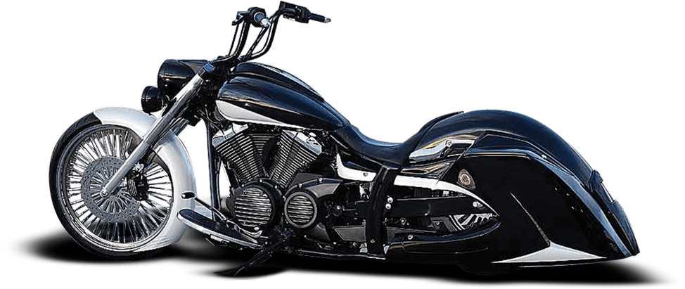 Custom Yamaha V Star 650 Bagger, HD Png Download PNG with transparent background