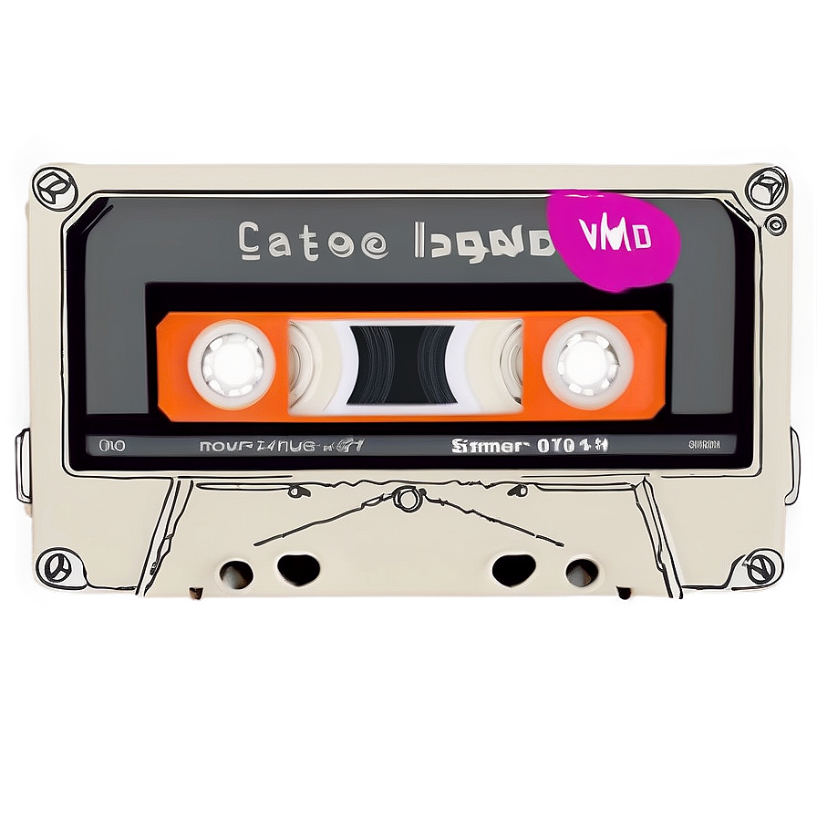 Custom Cassette Tape Png Wop75