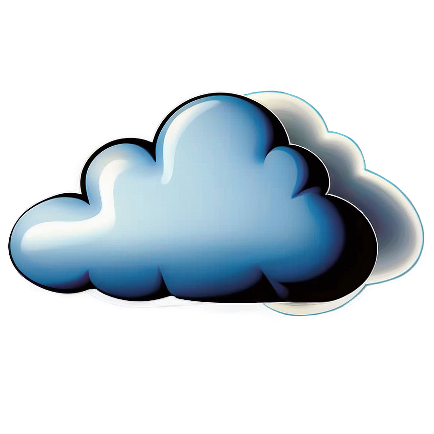 Custom Cloud Vector Art Png 61