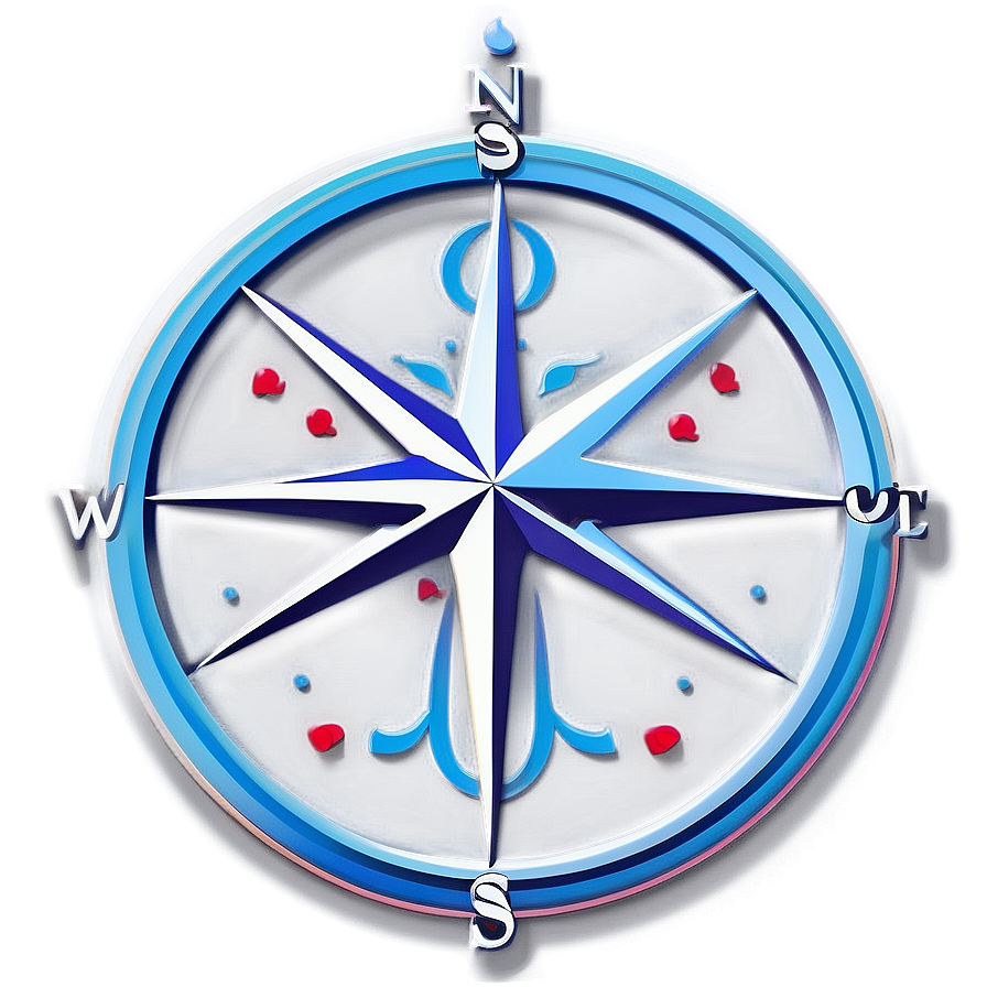 Custom Compass Rose Graphic Png 12