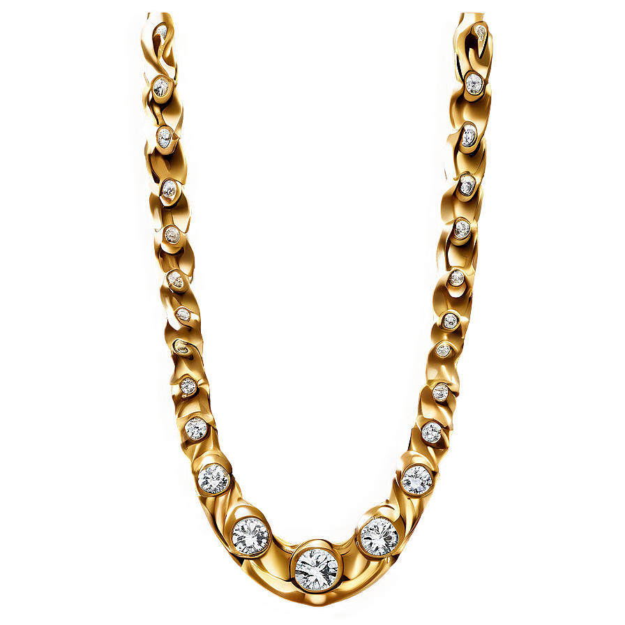 Custom Gold Necklace Png Ddw