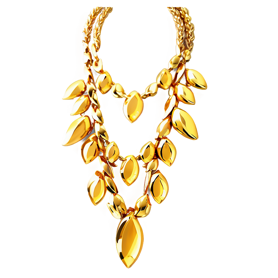 Custom Gold Necklace Png Jwt8