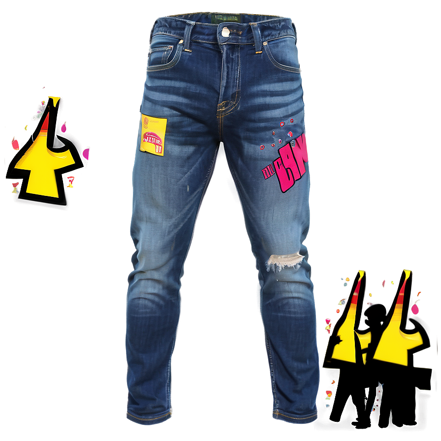 Custom Jean Design Png 44