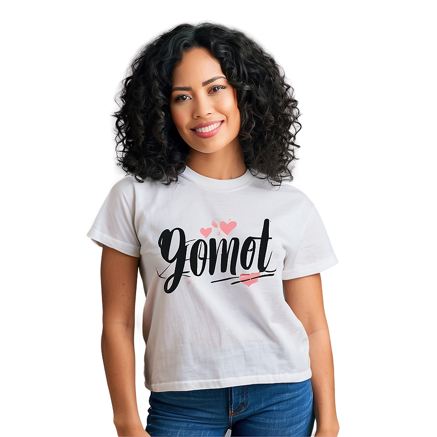 Custom Lettering Graphic Tee Png Krt93