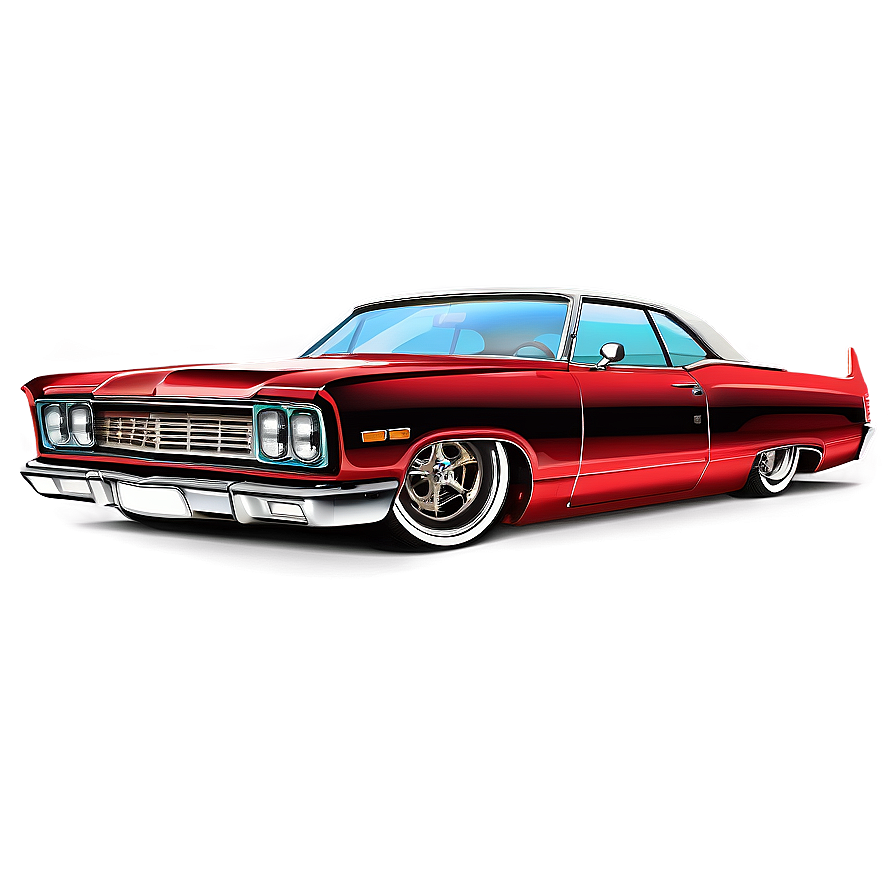 Custom Lowrider Illustration Png 12