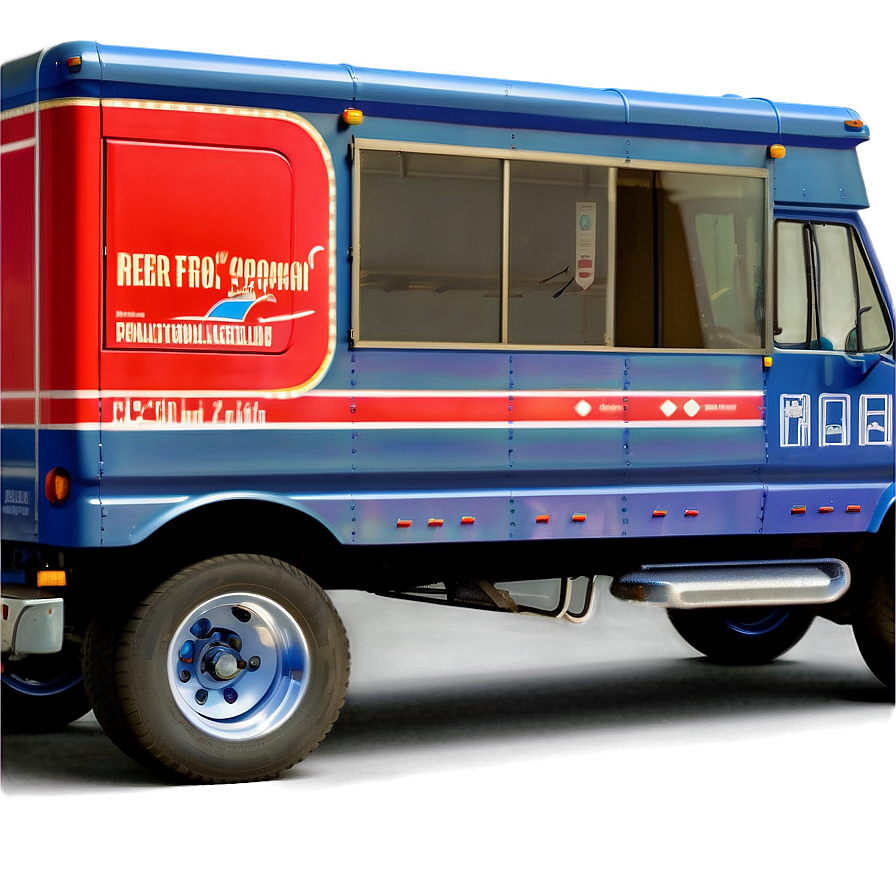 Custom Mail Delivery Truck Png 33