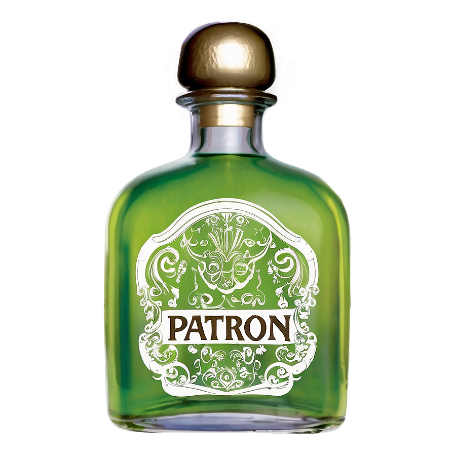 Custom Patron Bottle Artwork Png Fvv