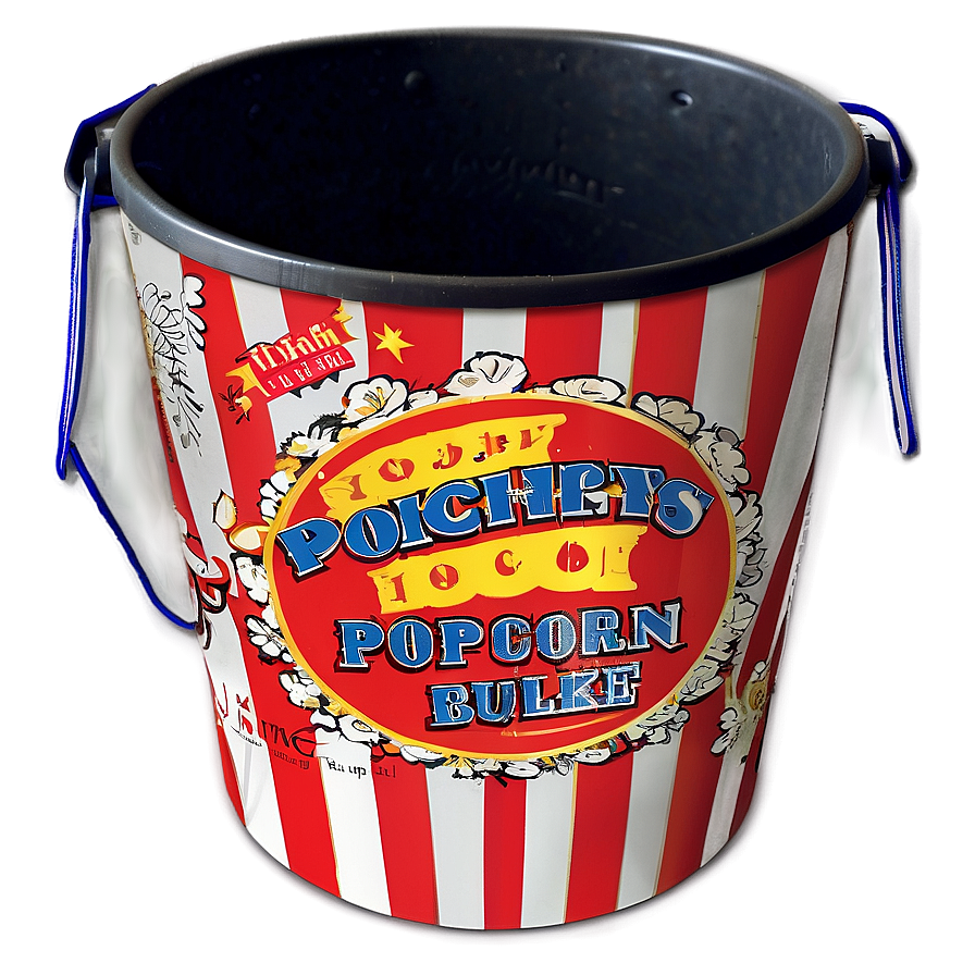 Custom Printed Popcorn Bucket Png 43