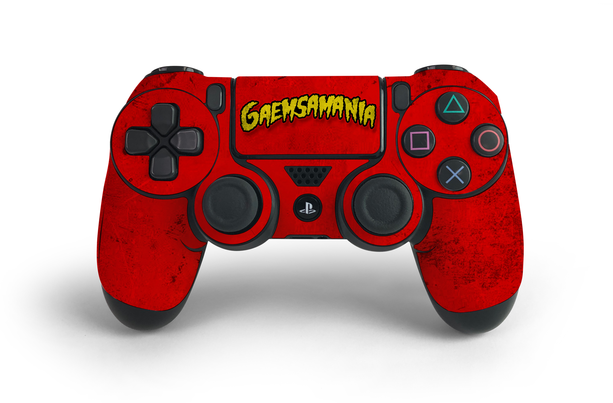 Custom Red Play Station Controller