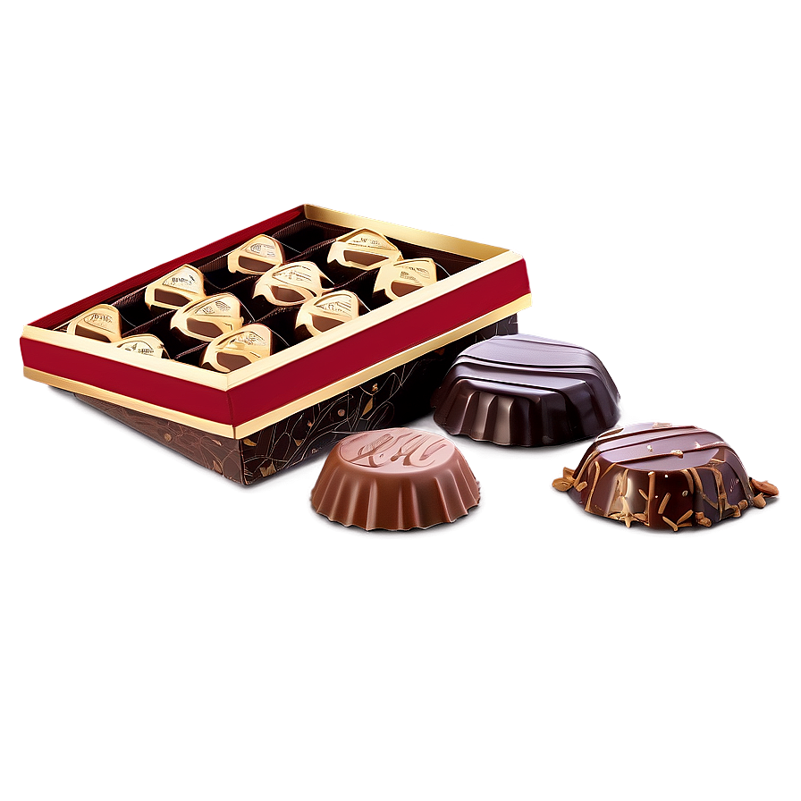 Custom Selection Chocolate Box Png Xgq