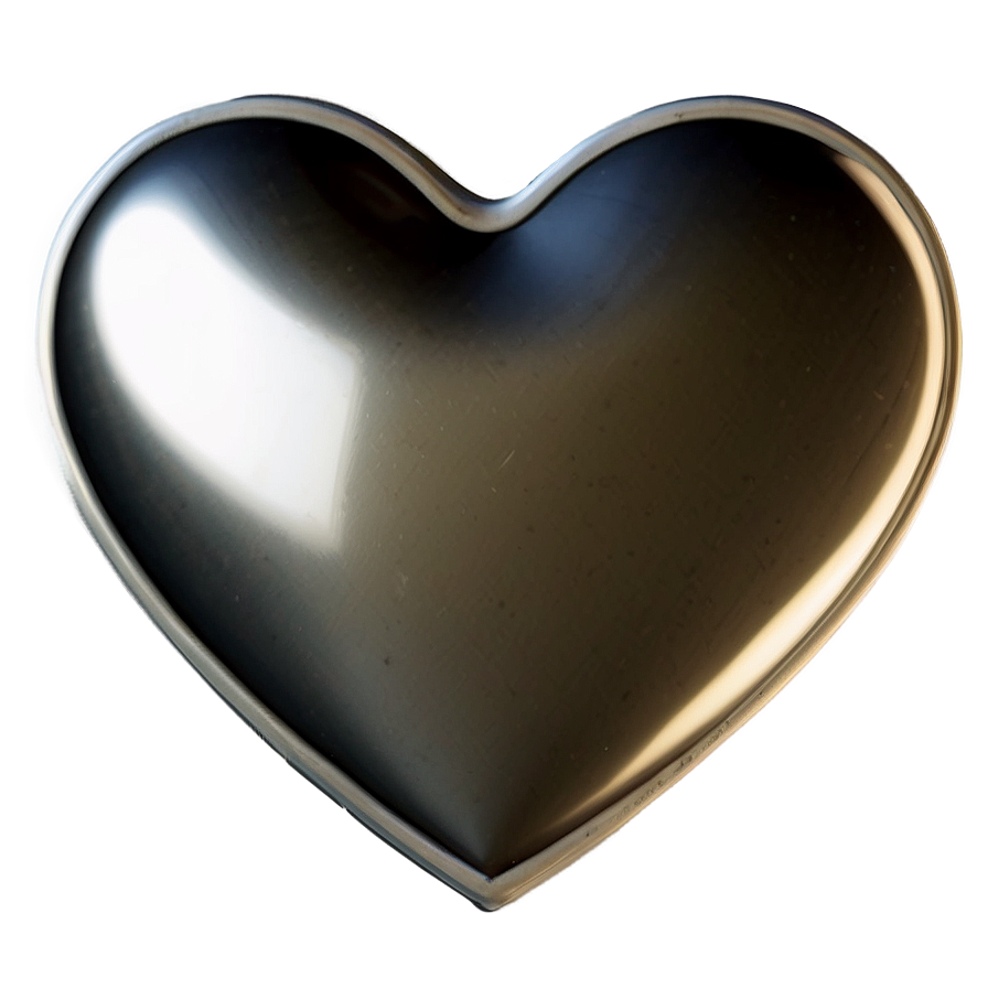 Custom Silver Heart Png 06282024