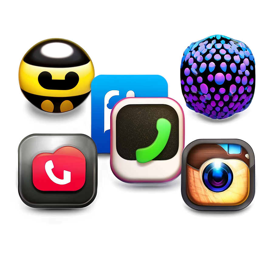 Custom Social Media Icons PNG ujk PNG image with a transparent background, free high-resolution download