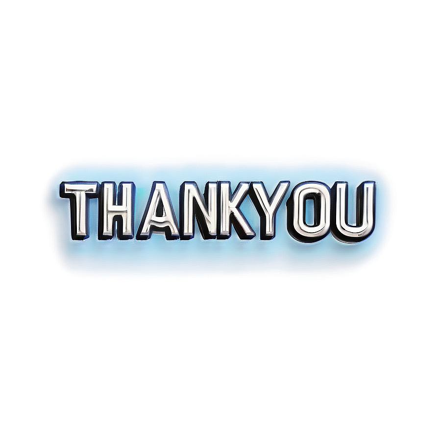 Custom Thank You PNG wuv PNG with transparent background