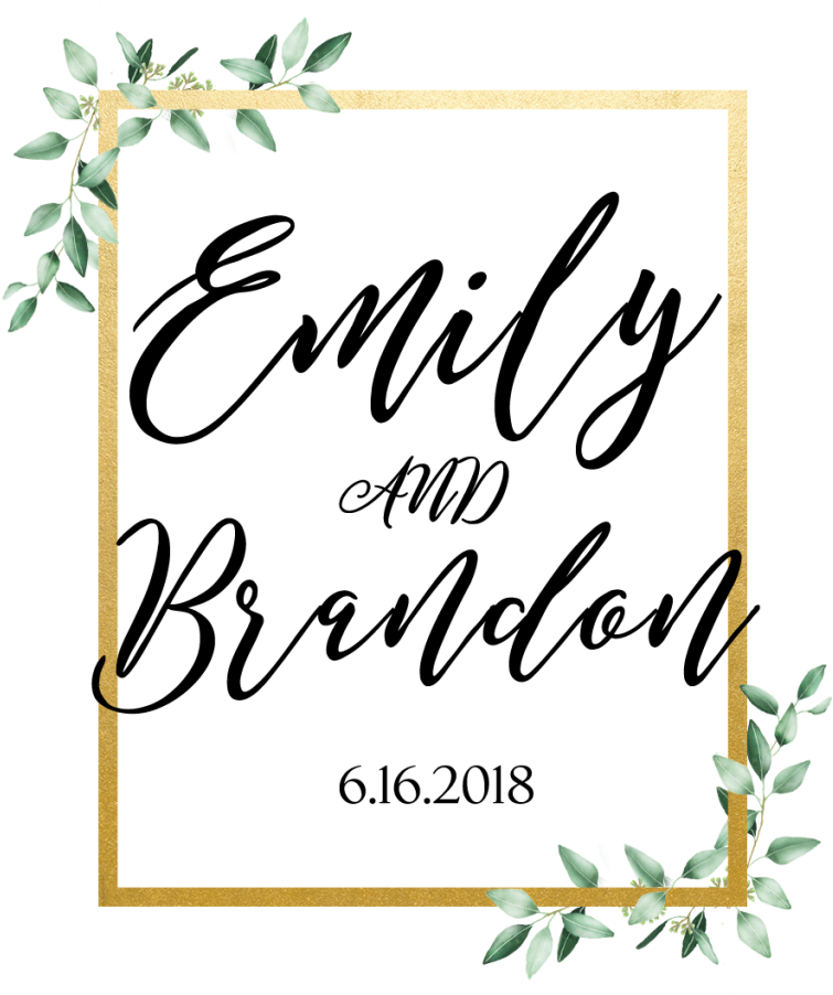 Custom Wedding Invitation Design PNG with transparent background