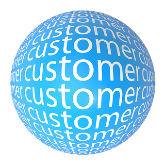 Customer Focused3 D Sphere