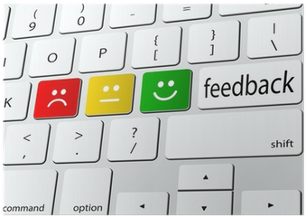 Online Feedback Computer Keyboard Icon Poster • Pixers® - Feedback PNG with transparent background