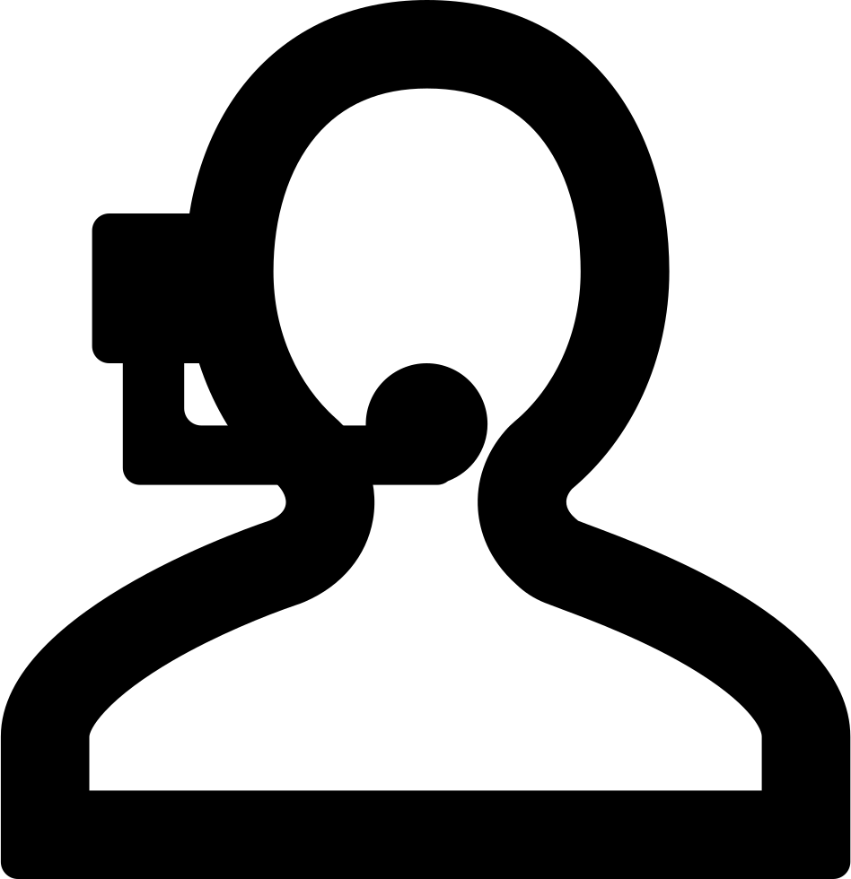 Customer Support Headset Icon