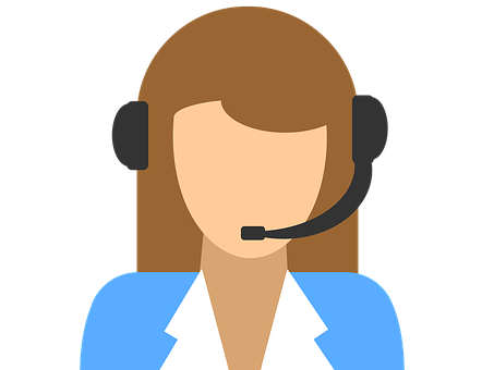 Customer Support Representative Icon PNG image with a transparent background, free high-resolution download