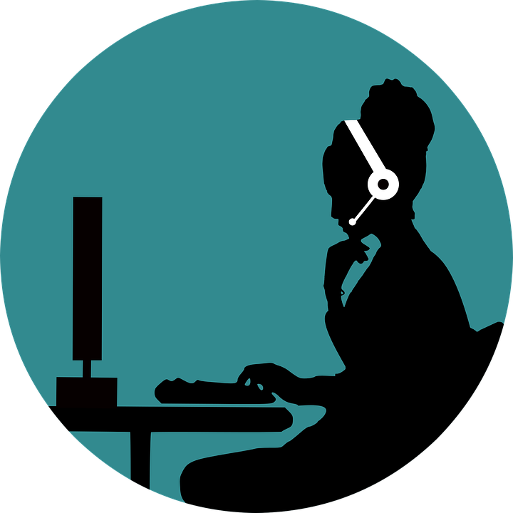 Customer Support Silhouette