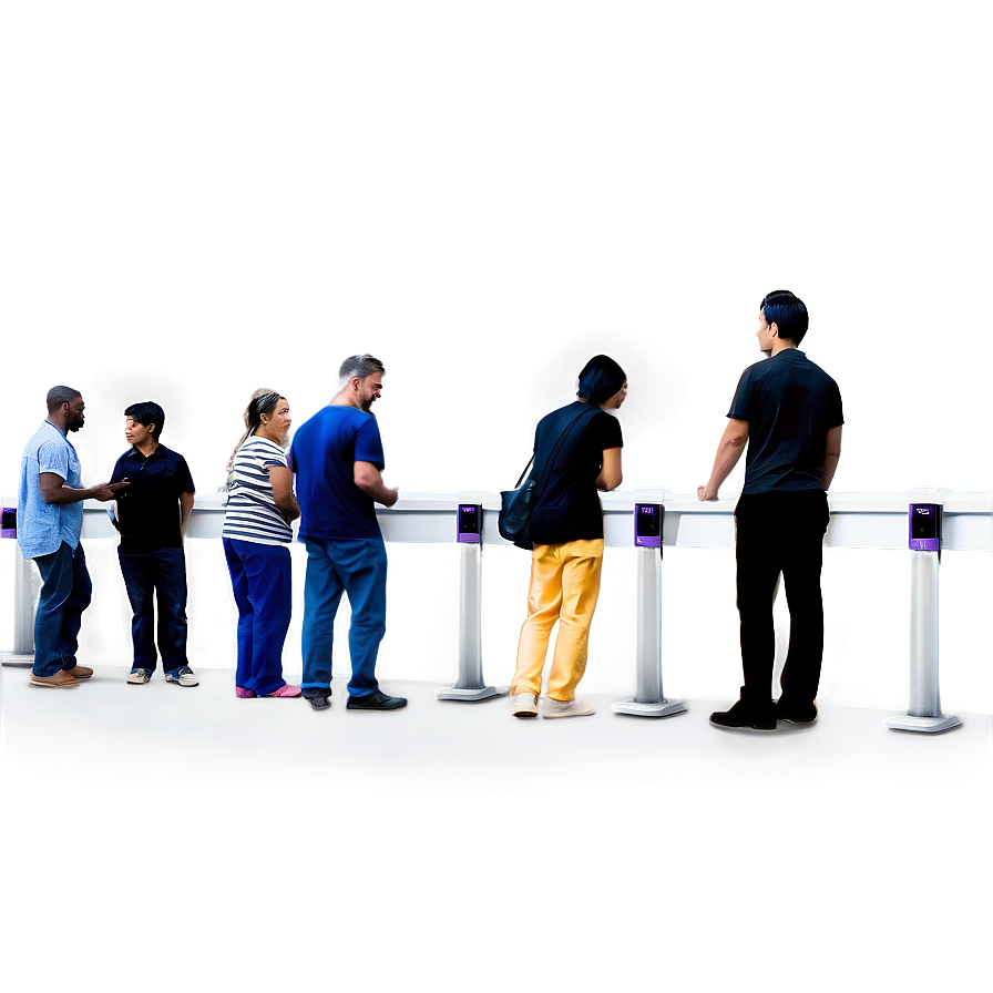 Customer Waiting Line Png 83