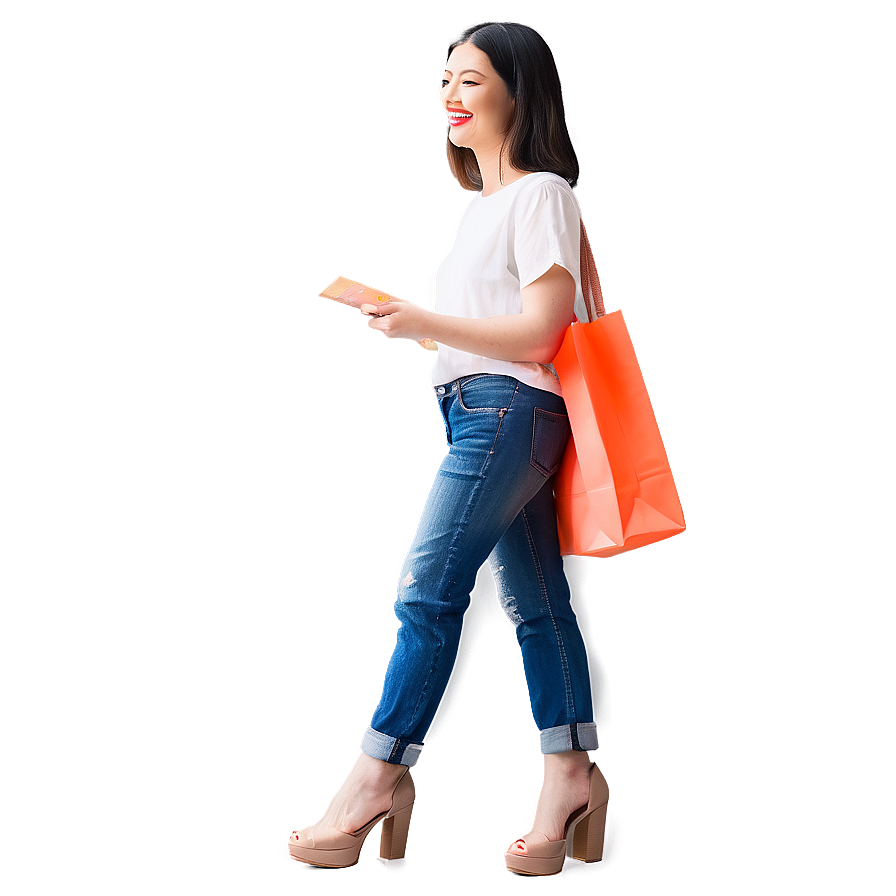 Customer with Shopping Bag PNG juk95 PNG with transparent background