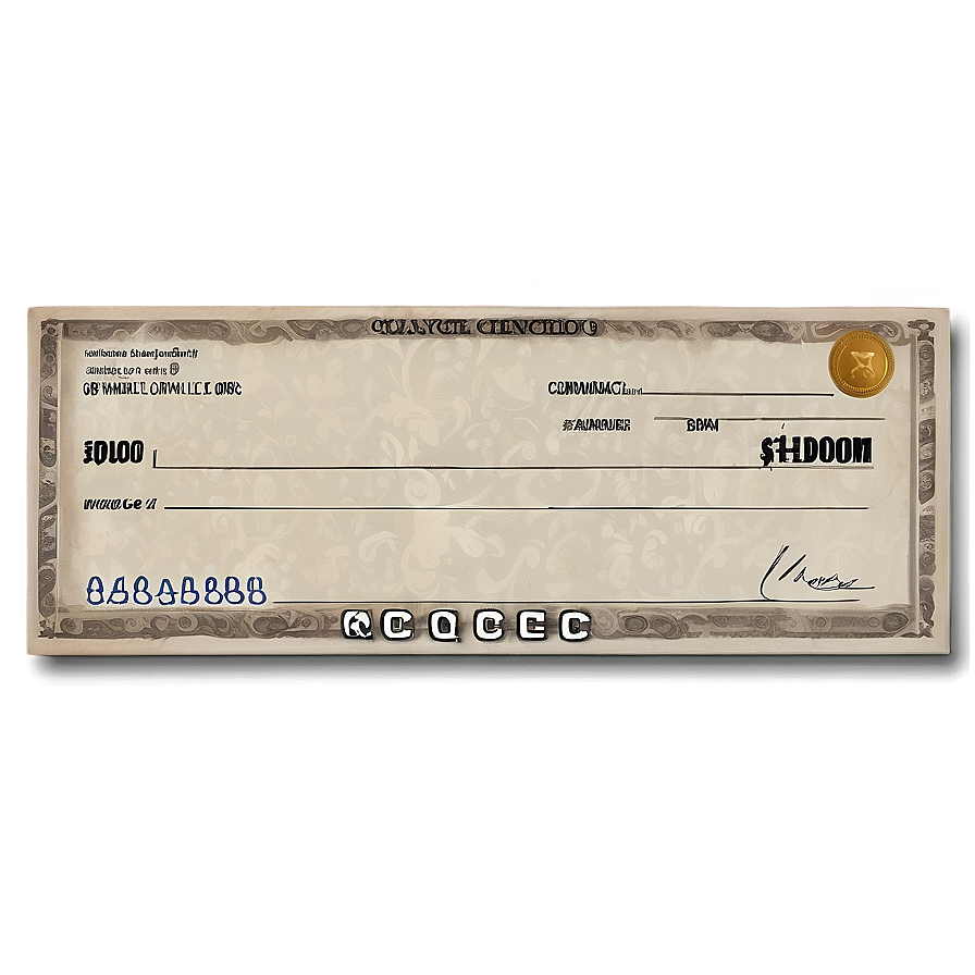 Customizable Bank Check Layout Png Ikh4