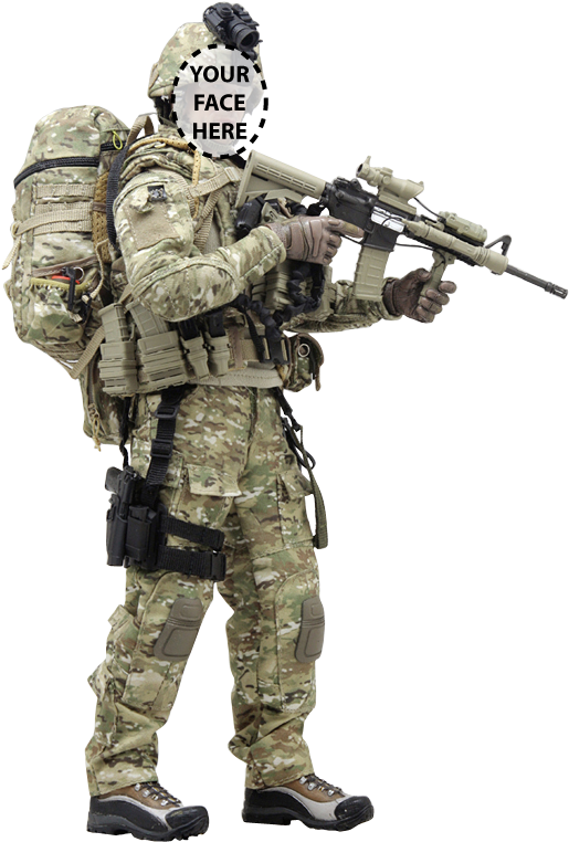 Transparent Toy Soldier Png - Us Soldier Png, Png Download PNG with transparent background