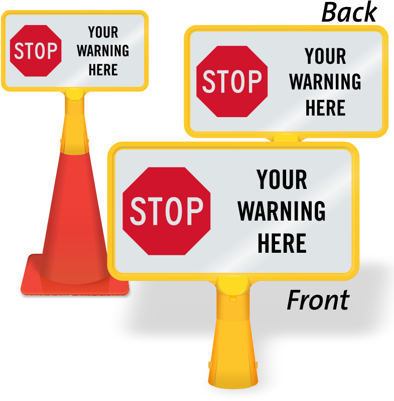 Customizable Stop Signs Display