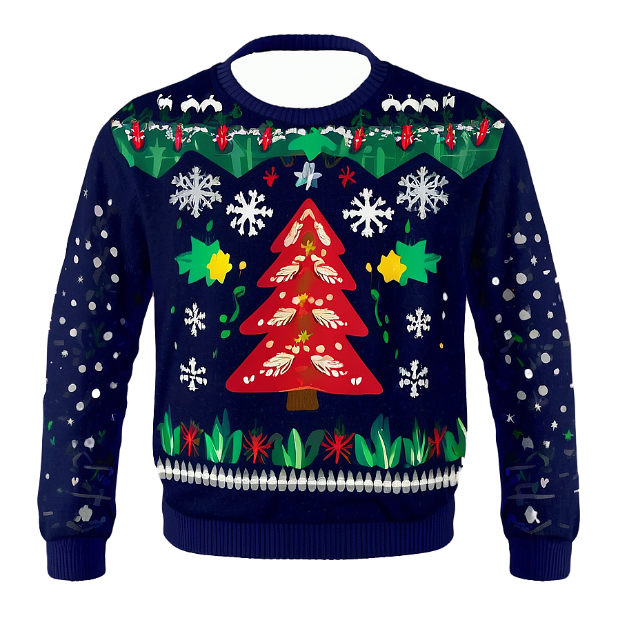 Customizable Ugly Christmas Sweater Png Tbb99