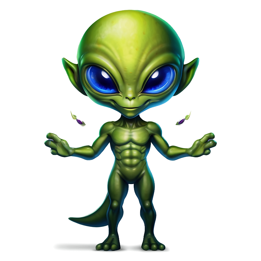 Cute Alien Mascot Png 05032024