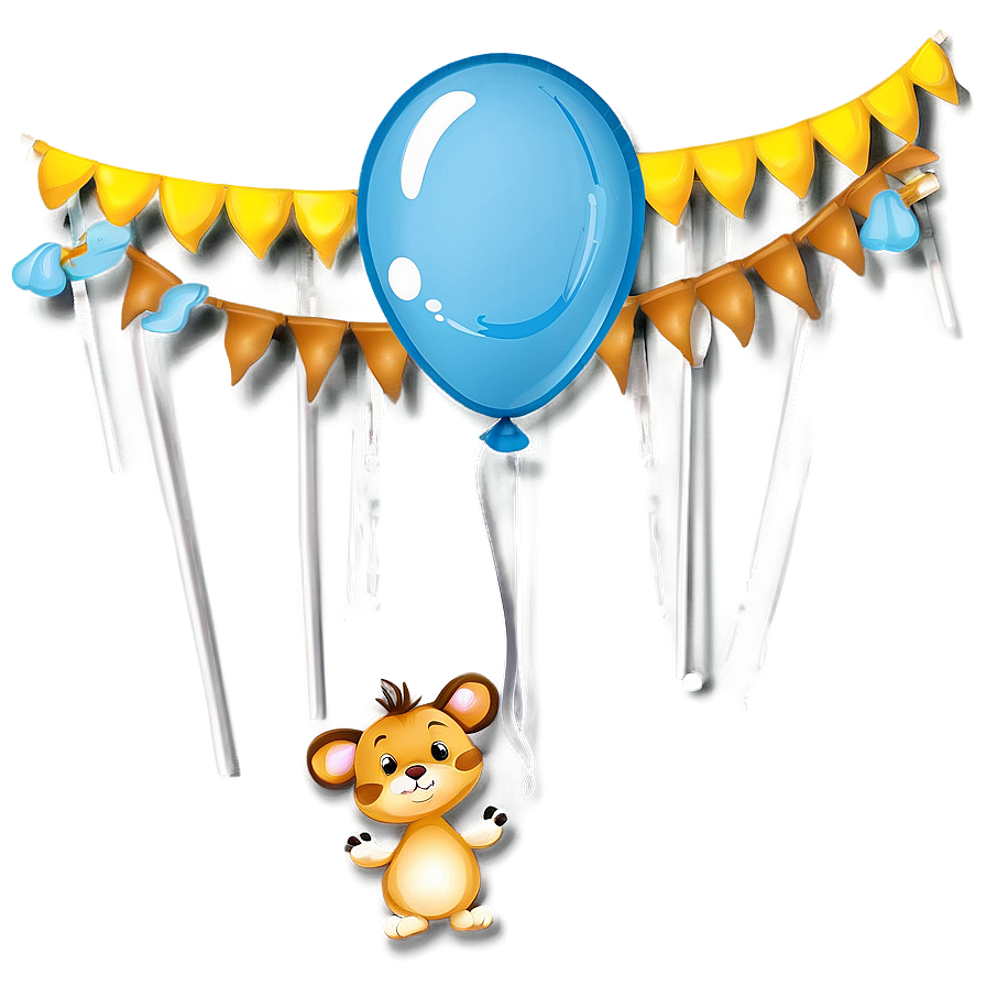 Cute Animal Balloon Png 05032024