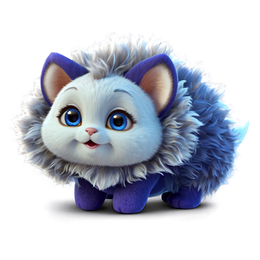 Cute Animal Puff Png Fwf