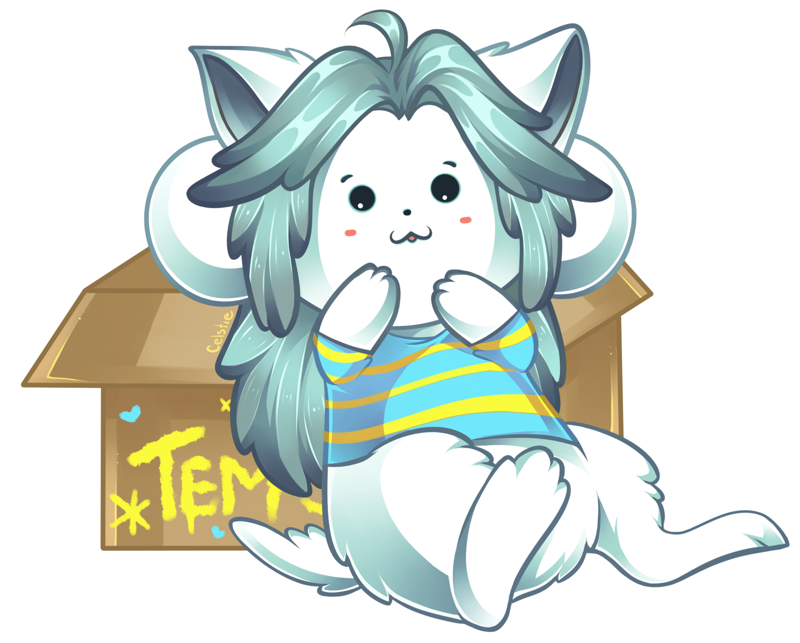 Undertale Art Temmie, HD Png Download PNG with transparent background