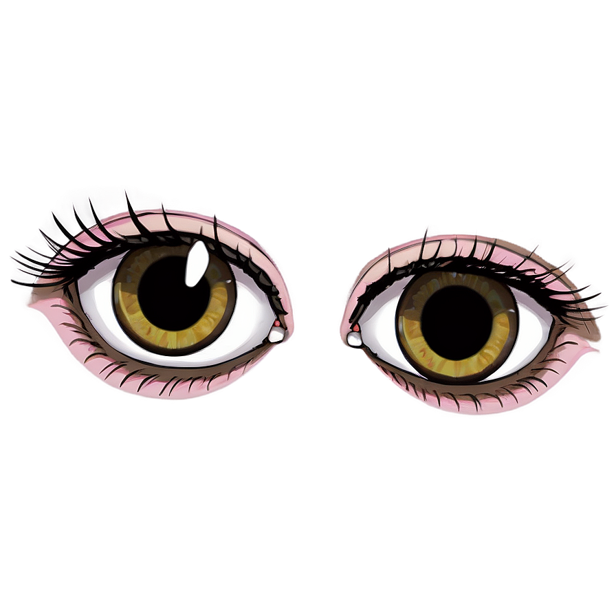 Cute Anime Eyes PNG ymj PNG image with a transparent background, free high-resolution download