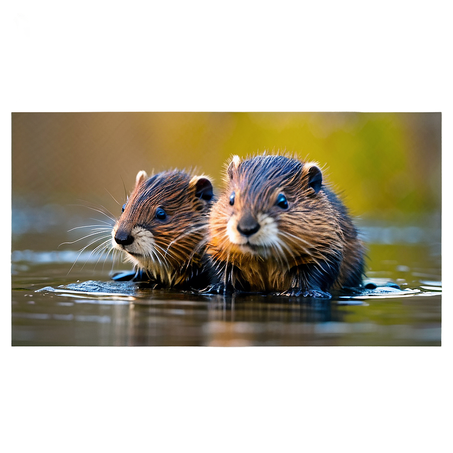 Cute Baby Beaver PNG skc PNG with transparent background