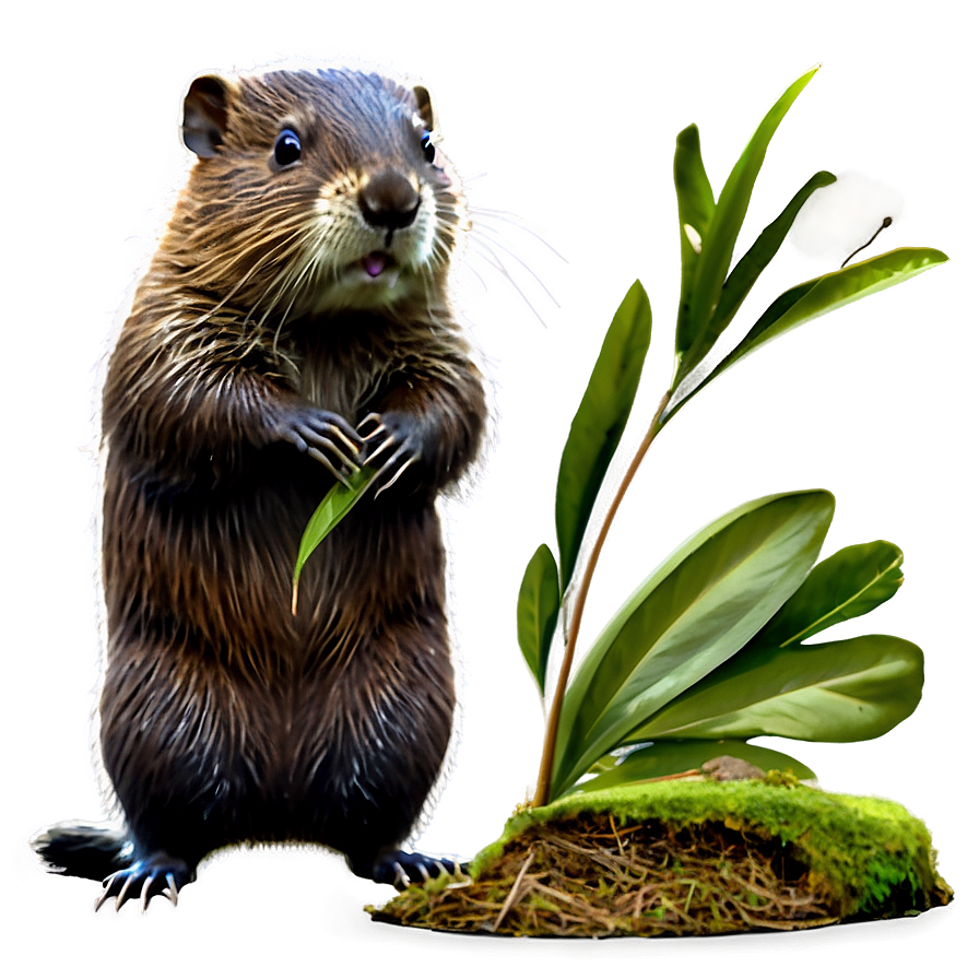 Cute Baby Beaver PNG xhg23 PNG with transparent background