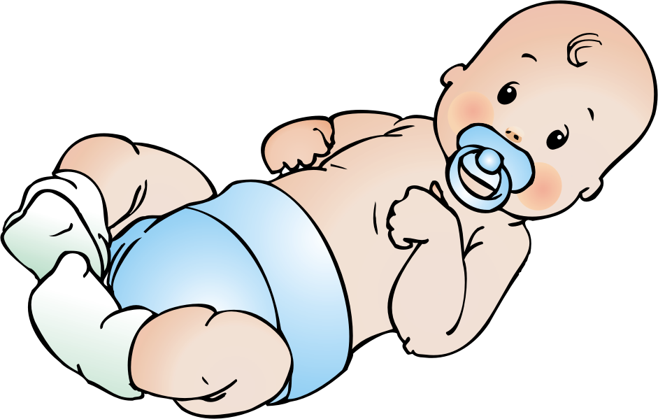 Cute Baby Cartoon PNG with transparent background