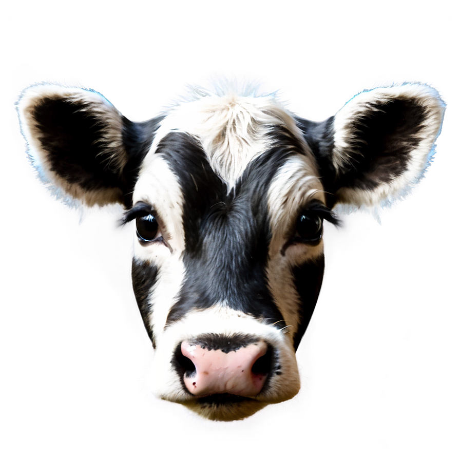 Cute Baby Cow Face Png 06212024