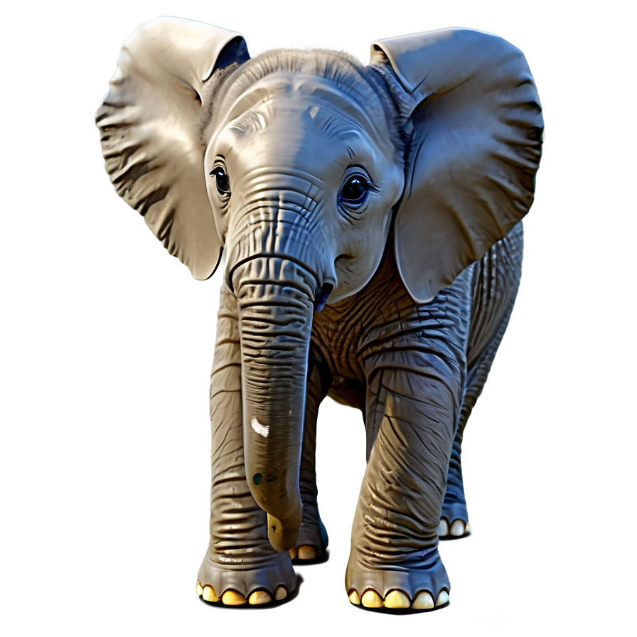 Cute Baby Elephant PNG 05032024 PNG with transparent background