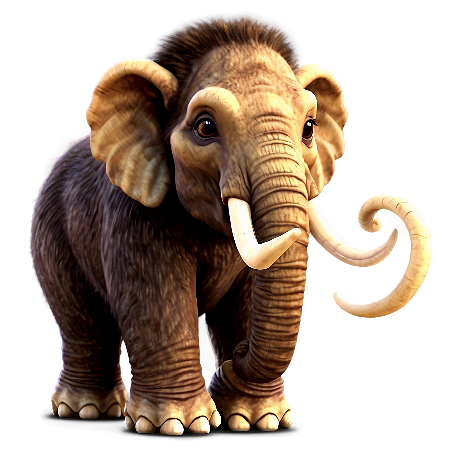 Cute Baby Mammoth Png Sdt66