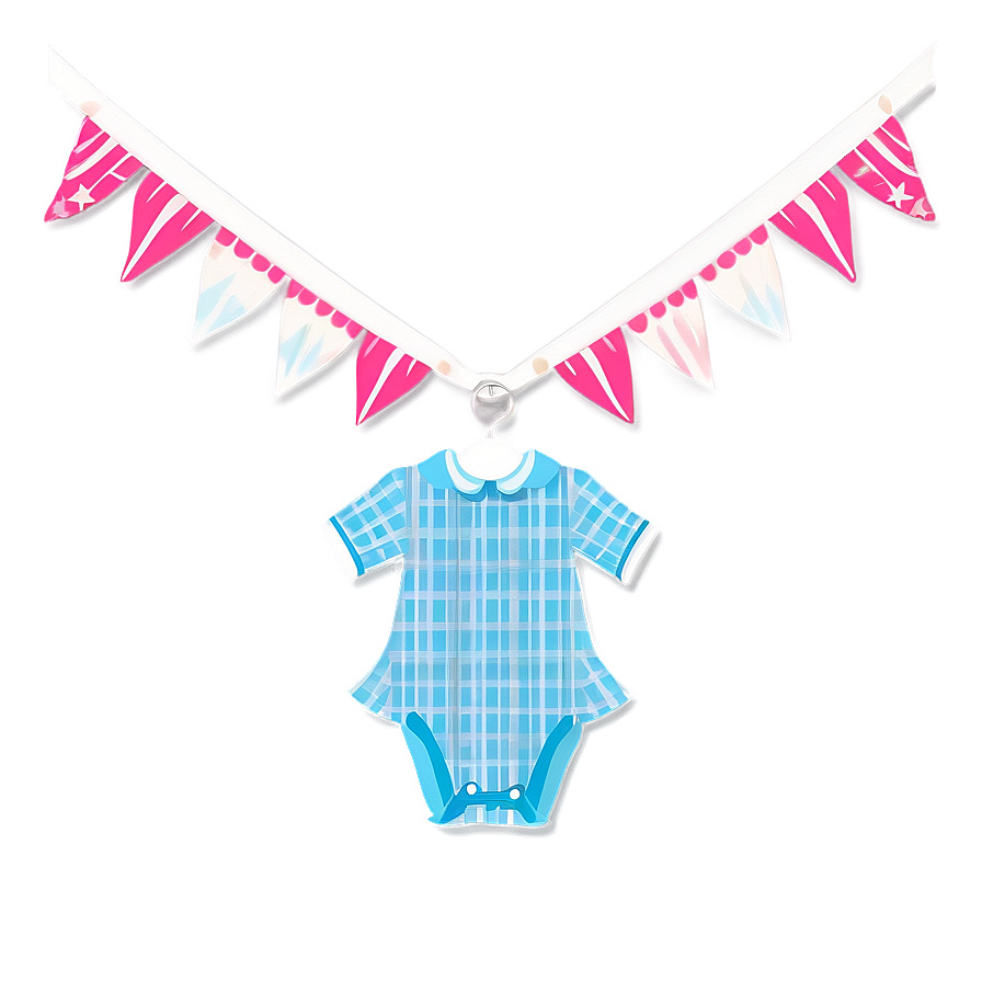 Cute Baby Shower Banner PNG dkh PNG with transparent background