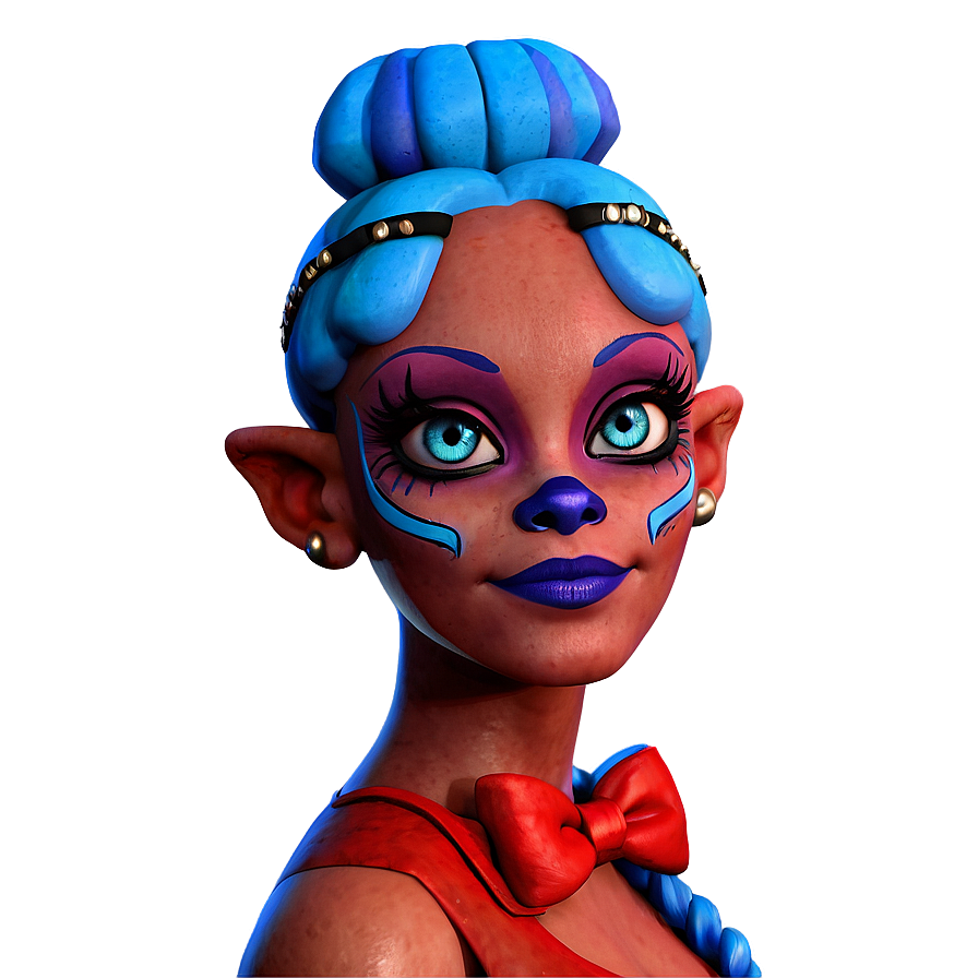 Cute Ballora Illustration Png 06252024