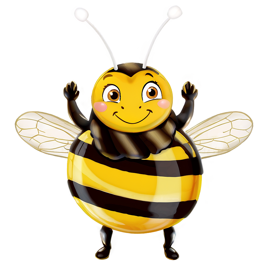 Cute Bee PNG 05232024 PNG with transparent background